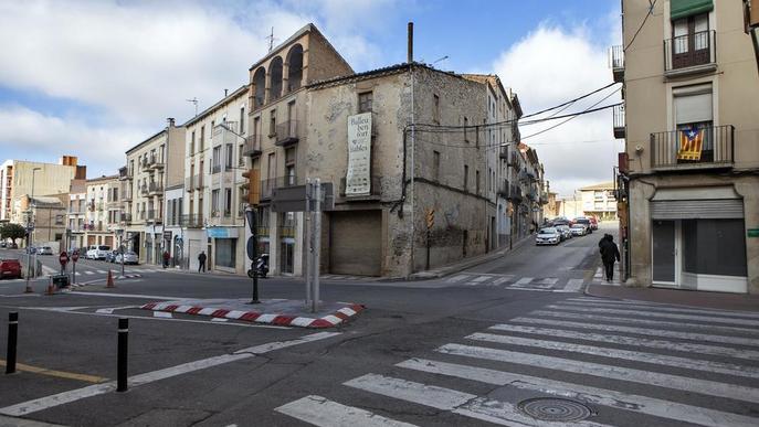 Cervera remodela l'avinguda Catalunya i el carrer Victòria