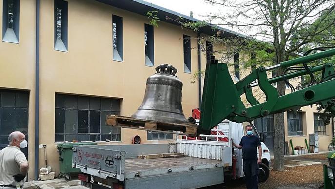 La campana Champagnat del monestir de les Avellanes tindrà un jou centenari
