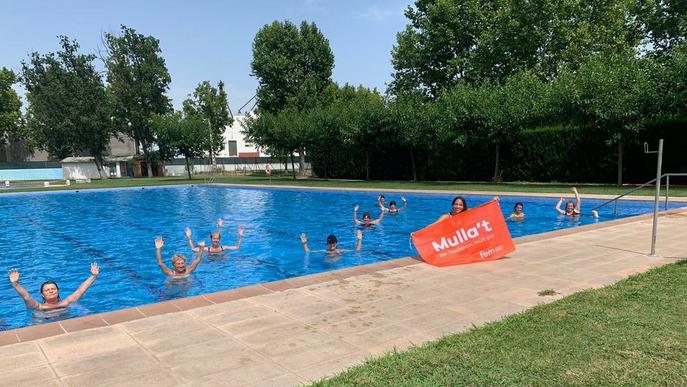Cinquanta piscines de Lleida recaptaran fons per a l'esclerosi amb el Mulla't