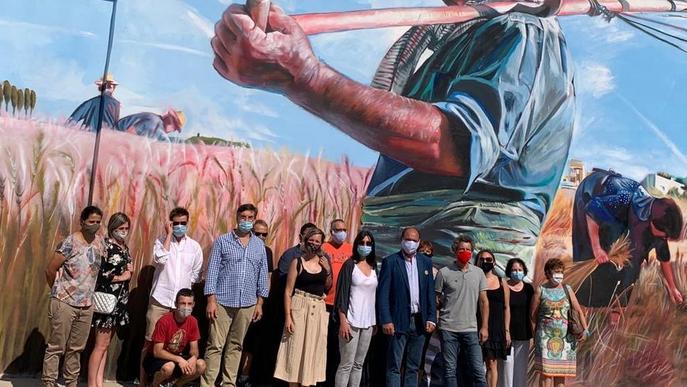 La Fuliola presenta el mural dedicat al Segar i el Batre