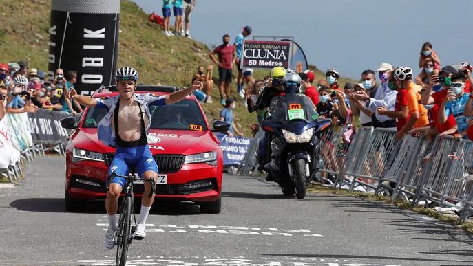 Evenepoel guanya i és nou líder de la Vuelta a Burgos
