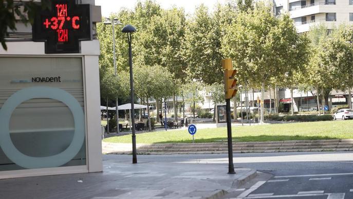 Lleida registra un altre dia de calor extrema, amb més de 39º