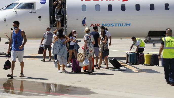 Alguaire recupera divendres els vols de Lleida a Palma
