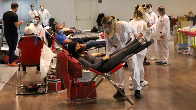 Més de 160 donants de sang a La Llotja