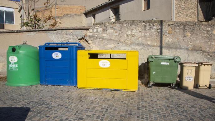 Illes de contenidors per millorar el reciclatge a Vilagrassa i Tornabous