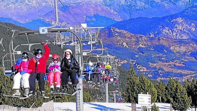 Prop de 40.000 persones van esquiar a les pistes d'FGC i a Port del Comte