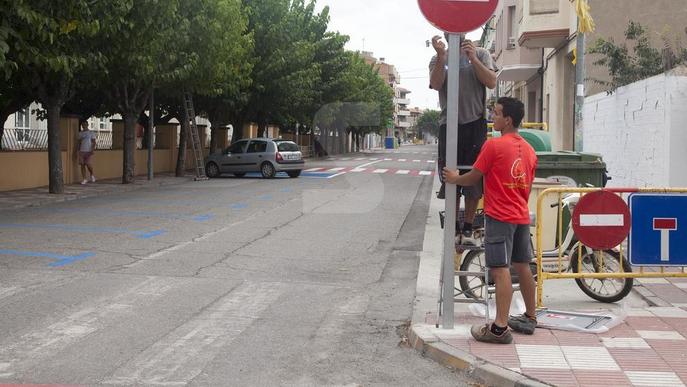 Agramunt reobre al trànsit la 'nova' avinguda Jaume Mestres