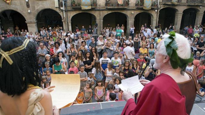 Guissona entrega les claus de la ciutat a Cèsar i Cleòpatra