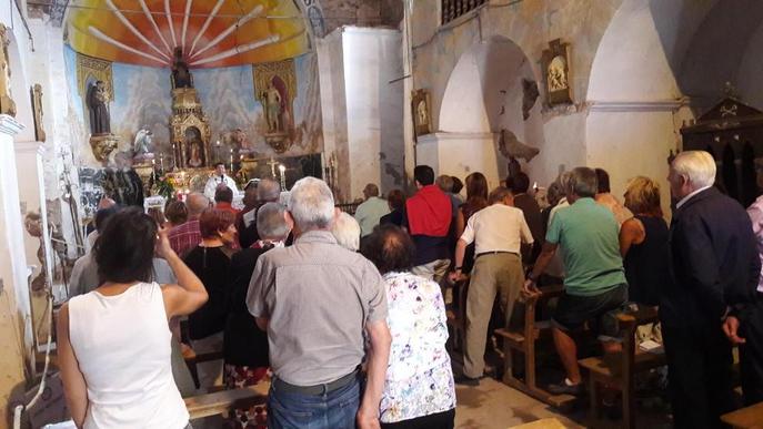 Primera missa a l'església de Vilamur en 7 anys