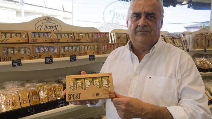 Torrons Vicens llança al mercat barretes energètiques de torró per a esportistes