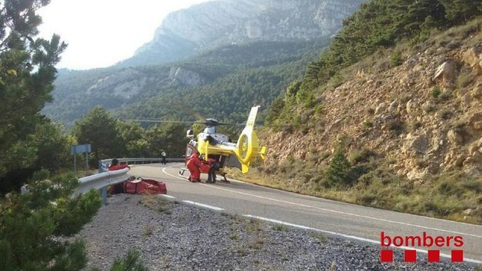 Mor un motorista en un accident a Guixers