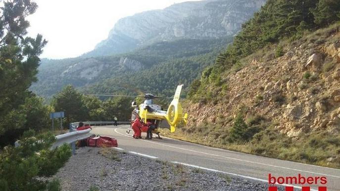 Mor un jove de 20 anys a Camarasa en el novè accident mortal de moto d'enguany