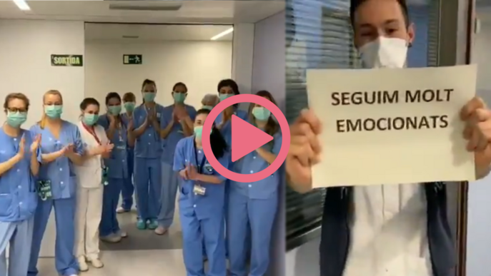 #VÍDEO | Sanitaris de l'Arnau agreixen tot el suport de la ciutadania