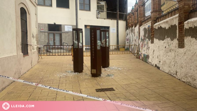 Atac vandàlic al monument de l'1 d'Octubre a Torregrossa