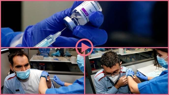 ⏯️ Procés de vacunació als Mossos d'Esquadra de Lleida