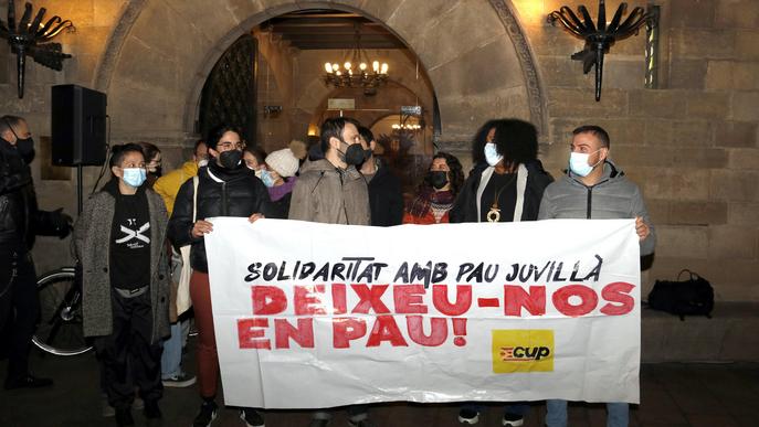 ⏯️ Un centenar persones es concentren a Lleida contra la decisió de la JEC de retirar l'escó a Juvillà
