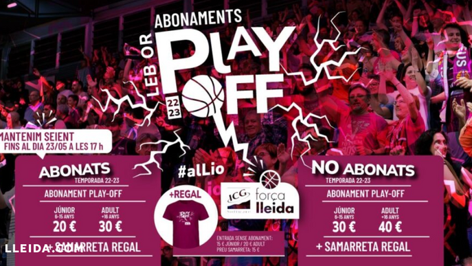 L’ICG Força Lleida presenta la campanya que durà a terme durant el Play-Off