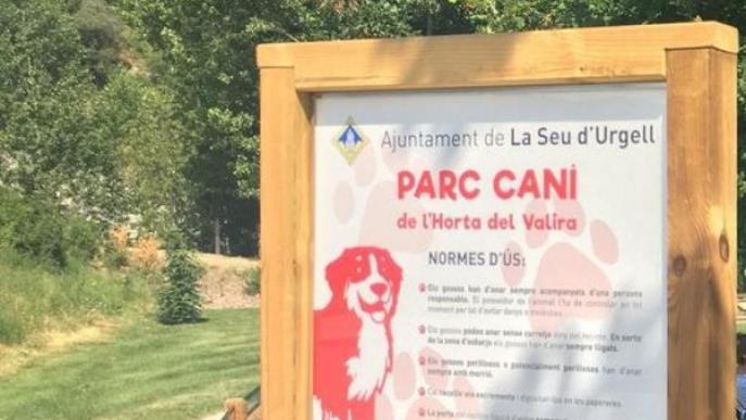La Seu d'Urgell tanca al públic el parc caní de l'Horta del Valira a causa de l'estat d'alarma