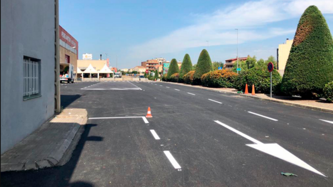 Finalitzen les obres al ferm al Parc Empresarial Torrefarrera