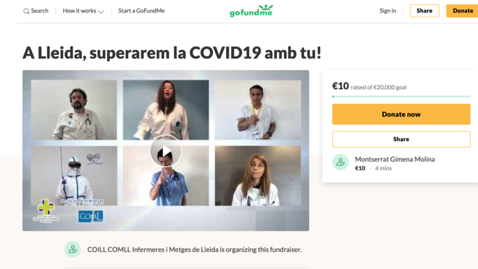 Els col·legis professionals obren la campanya "A Lleida, superarem la COVID-19 amb tu!"