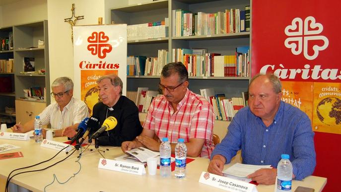 Càritas Diocesana de Lleida registra un augment del 65% de les demandes de necessitats bàsiques