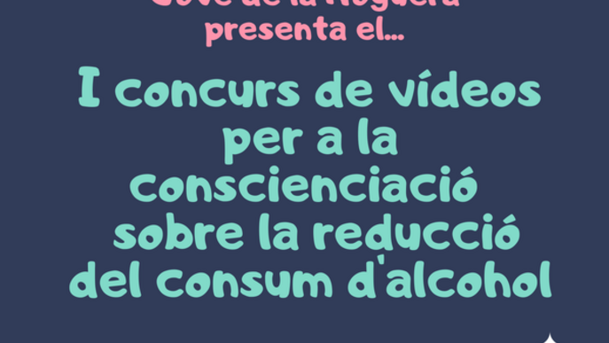 1r Concurs de vídeos per a la conscienciació sobre la reducció del consum d’alcohol