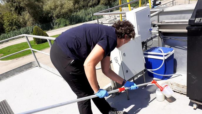 La depuradora de Lleida en un projecte per detectar Covid-19 a les aigües residuals