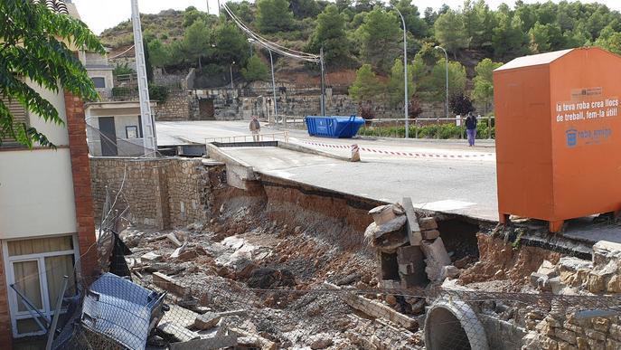 Voluntaris de Protecció Civil de Lleida participen en la recerca dels desapareguts per les pluges torrencials