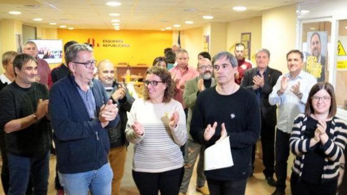 #EleccionsGenerals10N: Alegria a ERC de Lleida després de consolidar-se com la força més votada a la demarcació el 10-N