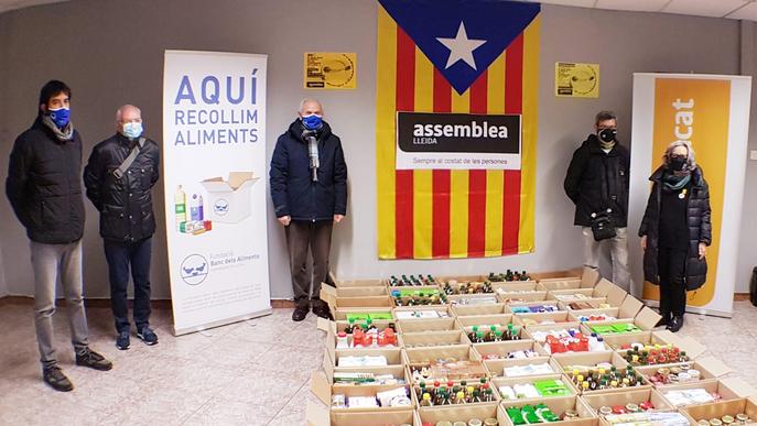 L'ANC dona 800 quilos de menjar al Banc dels Aliments