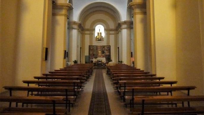 Sense misses a l'església del Miracle de Balaguer