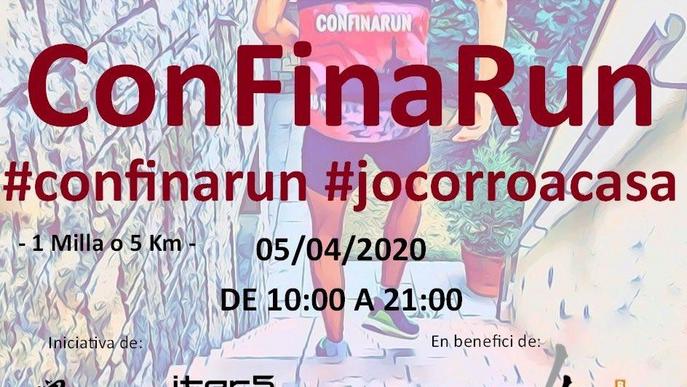 ConFinaRun, una cursa solidària contra el coronavirus