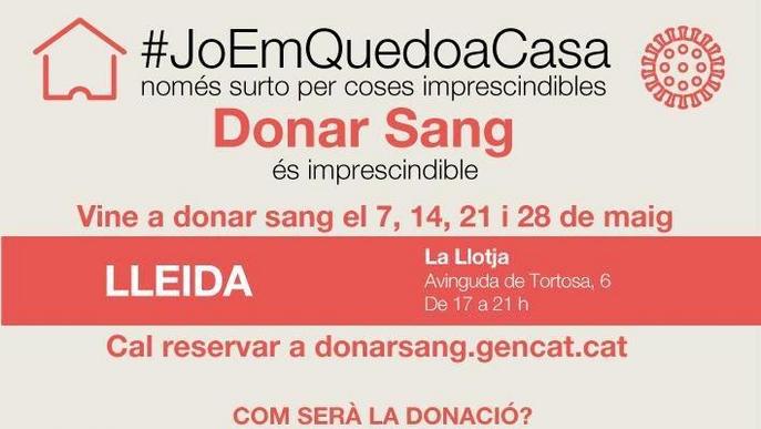 Nova campanya de donació de sang a La Llotja