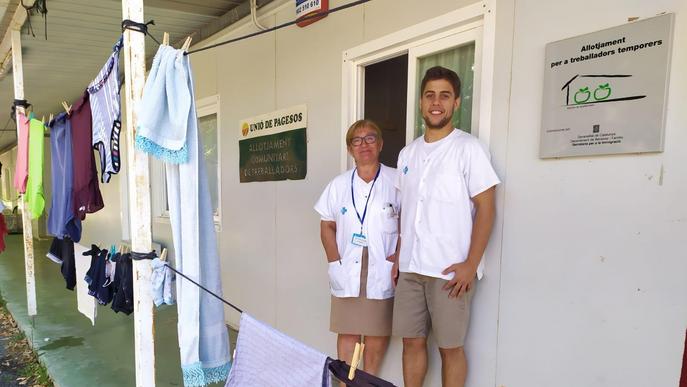 L'EAP de Seròs imparteix consells de prevenció de la calor per a temporers