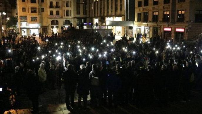 #EleccionsGenerals10N: El Tsunami Democràtic omple Lleida de música, màgia i pancartes durant la jornada de reflexió