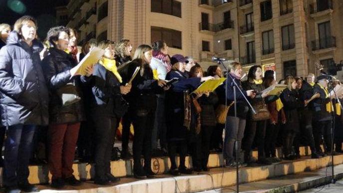 #EleccionsGenerals10N: El Tsunami Democràtic omple Lleida de música, màgia i pancartes durant la jornada de reflexió