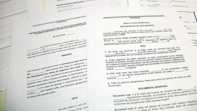 El Consell de l'Advocacia impulsa l'ús de l'aranès als jutjats amb els primers formularis en aquesta llengua