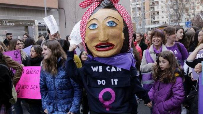 Lleida reivindica la igualtat entre homes i dones i la fi de la violència masclista