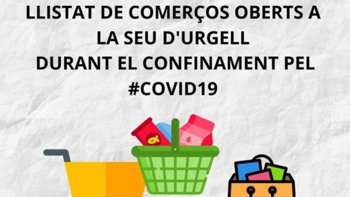 Una quarta part dels comerços locals d'alimentació oberts a la Seu d'Urgell reparteix a domicili arran del coronavirus