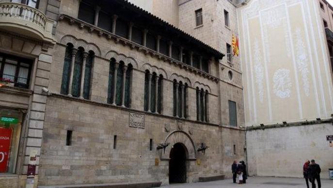 Imatge d'arxiu de la façana del Palau de la Paeria de Lleida