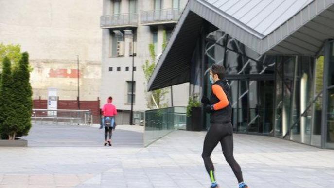 Desenes de corredors surten pel desconfinament especial a Andorra