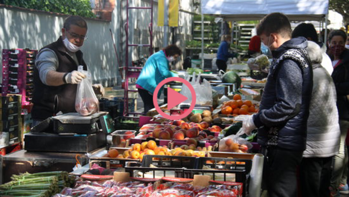 La Seu d'Urgell recupera el mercat setmanal amb una quinzena de parades