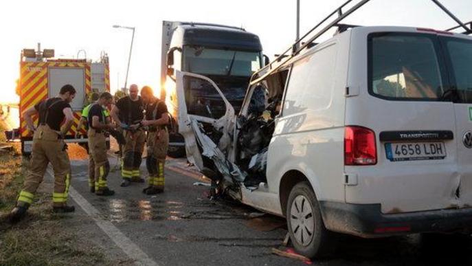 Accident mortal L-702 Puigverd de Lleida