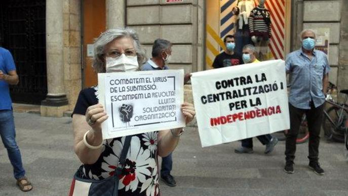⏯️ Els Mossos identifiquen un manifestant en defensa de "la vida abans que el capital" a Lleida