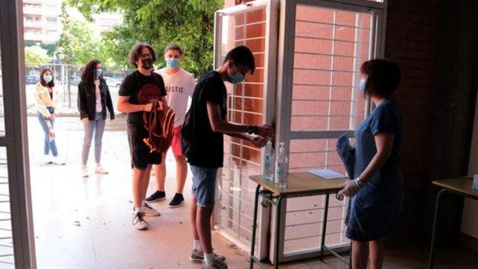 ⏯️ Baixa afluència d'alumnes en el retorn a les aules als instituts de Lleida 