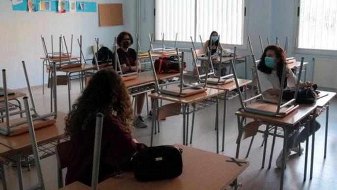 ⏯️ Baixa afluència d'alumnes en el retorn a les aules als instituts de Lleida 