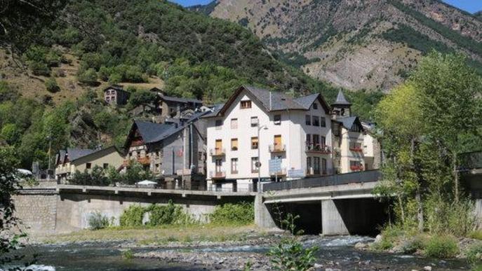 Pla general del poble de Llavorsí, al Pallars Sobirà