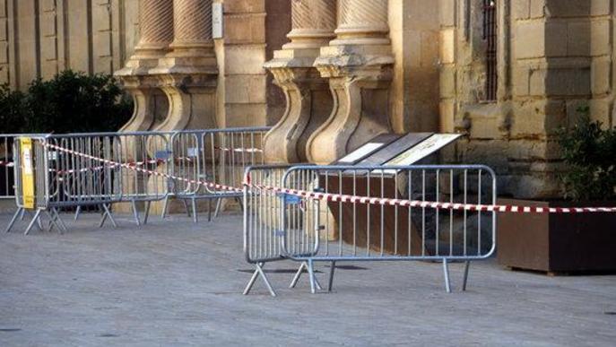 ⏯️ Cervera demana a Cultura mesures definitives per protegir les cornises de la Universitat