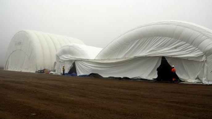 ⏯️ Instal·len un segon hangar de reparació i manteniment a l'aeroport de Lleida-Alguaire