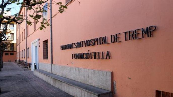 Pla de detall de la residència Fundació Fiella-Sant Hospital de Tremp el 23 de novembre del 2020